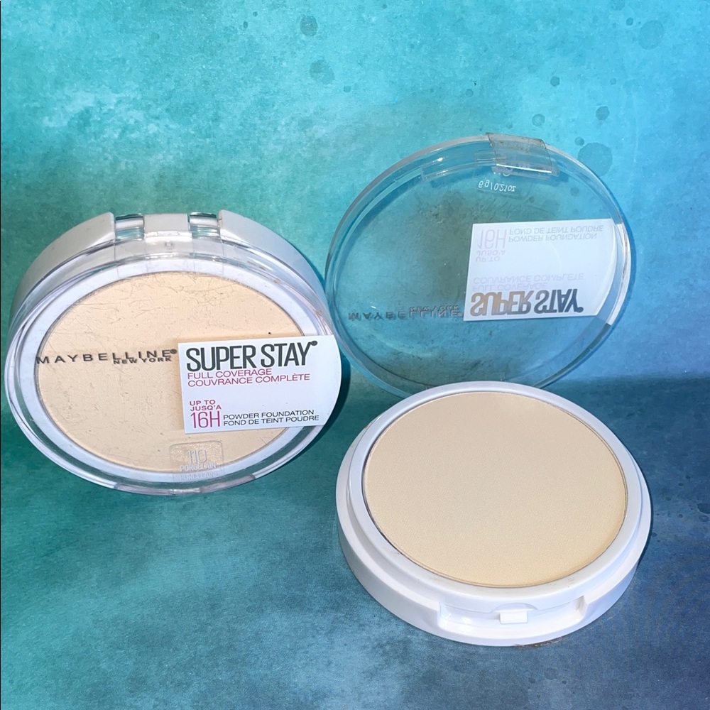 Maybelline New Super Stay Powder Foundation PORCELAIN 110 x2